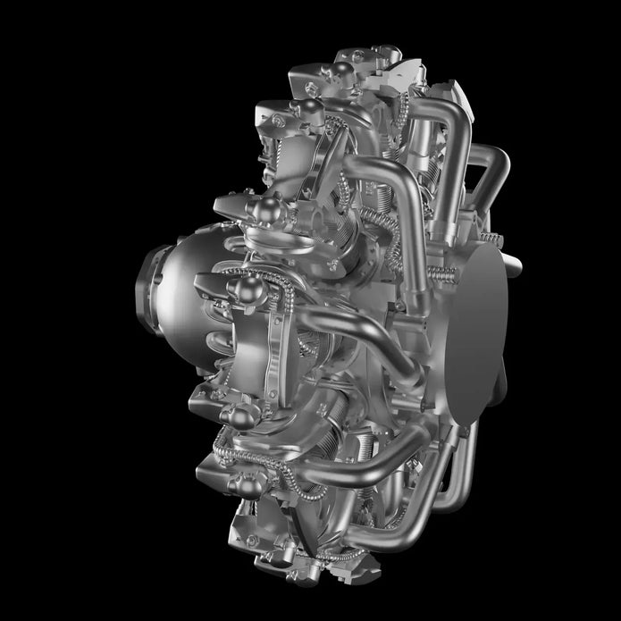 BMW Bramo Fafnir 323 Engine Scale 1:48 Metallic Details MDR48295