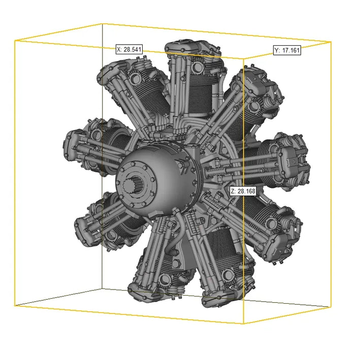 Bristol Jupiter VIII Engine Scale 1:48 Metallic Details MDR48296