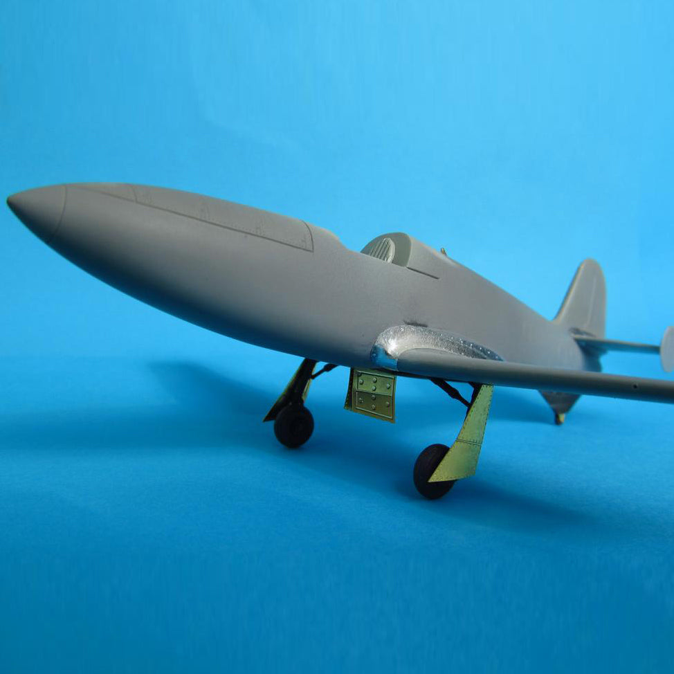 Bereznyak-Isayev BI-1/BI-6. Tail Support, detailing main Landing Gears and Tail Support, Landing Gear flaps, Antenna (for MikroMir) Scale 1:48 Metallic Details MDR4829