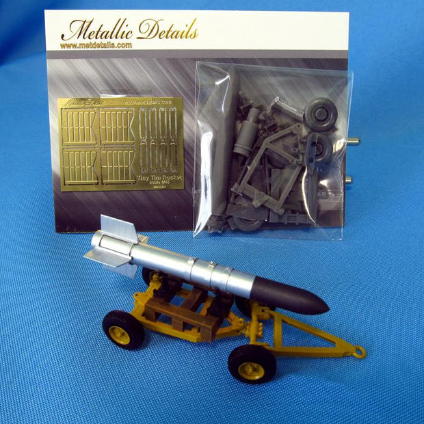 Tiny Tim Rocket with trailer Scale 1:48 Metallic Details MDR4832