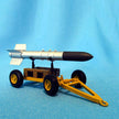 Tiny Tim Rocket with trailer Scale 1:48 Metallic Details MDR4832