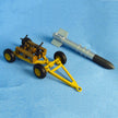 Tiny Tim Rocket with trailer Scale 1:48 Metallic Details MDR4832