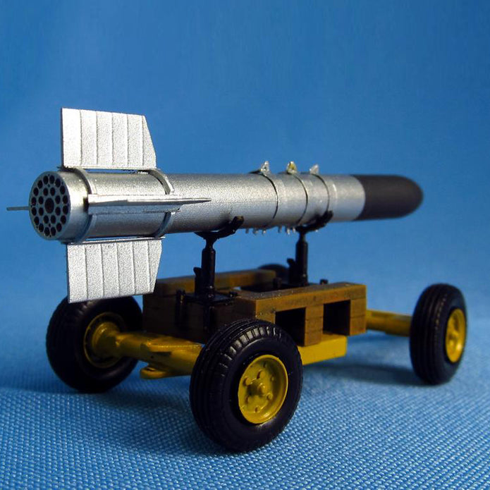 Tiny Tim Rocket with trailer Scale 1:48 Metallic Details MDR4832