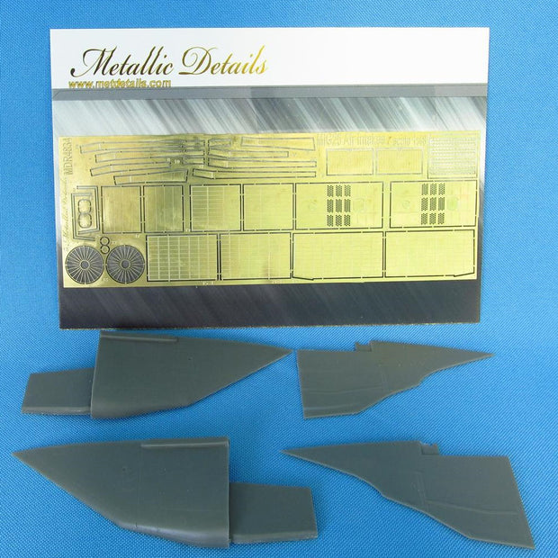 MiG-25, Air Intakes Exterior Details (Resin, Photoetch) Scale 1:48 (Recommended for kit: ICM) Metallic Details MDR4834 - For Aircraft Model Kits