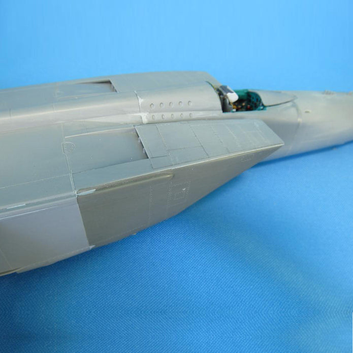 MiG-25, Air Intakes Exterior Details (Resin, Photoetch) Scale 1:48 (Recommended for kit: ICM) Metallic Details MDR4834 - For Aircraft Model Kits