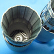 Rockwell B-1B Lancer, Jet Nozzels Detailing set (Resin) Scale 1:48 (Recommended for kit: Revell) Metallic Details MDR4835 - For Aircraft Model Kit