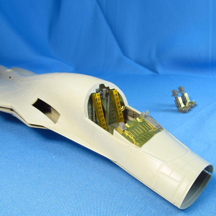 Cockpit set and Seats for aircraft model Su-34 (for Kitty Hawk, HobbyBoss) Scale 1:48 Metallic Details MDR4836