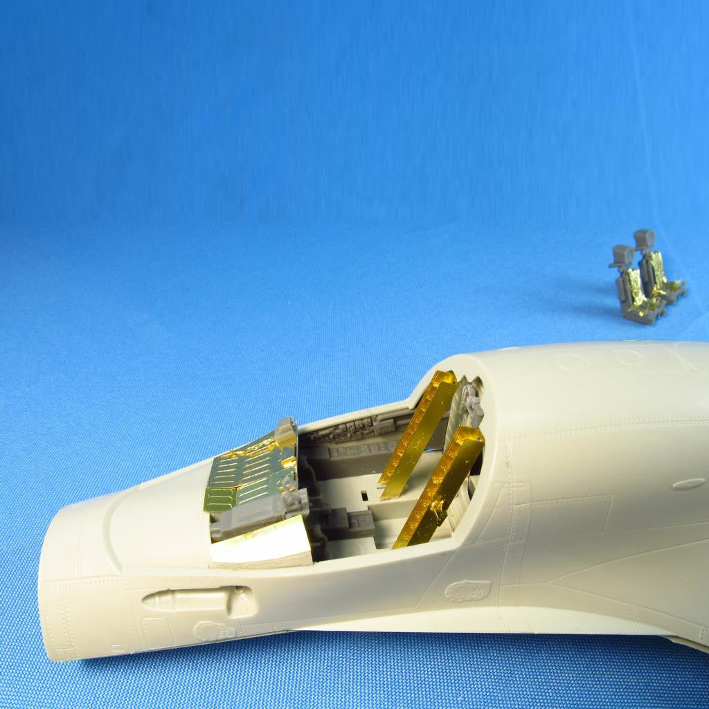 Cockpit set and Seats for aircraft model Su-34 (for Kitty Hawk, HobbyBoss) Scale 1:48 Metallic Details MDR4836