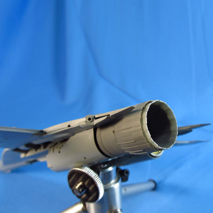 MiG-29, Jet Nozzles (opened) Detailing set (Resin, Photoetch) Scale 1:48 (Recommended for kit: Great Wall Hobby) Metallic Details MDR4837 - For Models Aircraft Kits