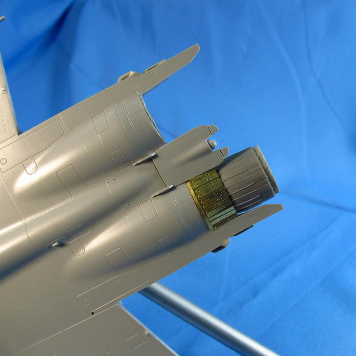MiG-29, Jet Nozzles (opened) Detailing set (Resin, Photoetch) Scale 1:48 (Recommended for kit: Great Wall Hobby) Metallic Details MDR4837 - For Models Aircraft Kits