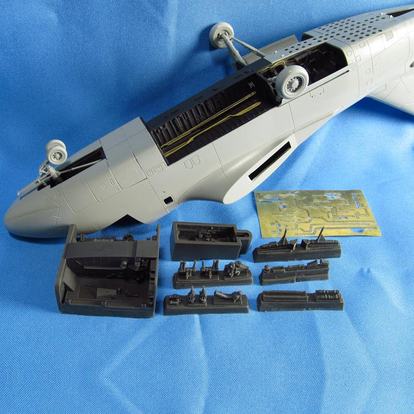 S-3A/B Viking, Wheel bays (for Italeri) Scale 1:48 Metallic Details MDR4843