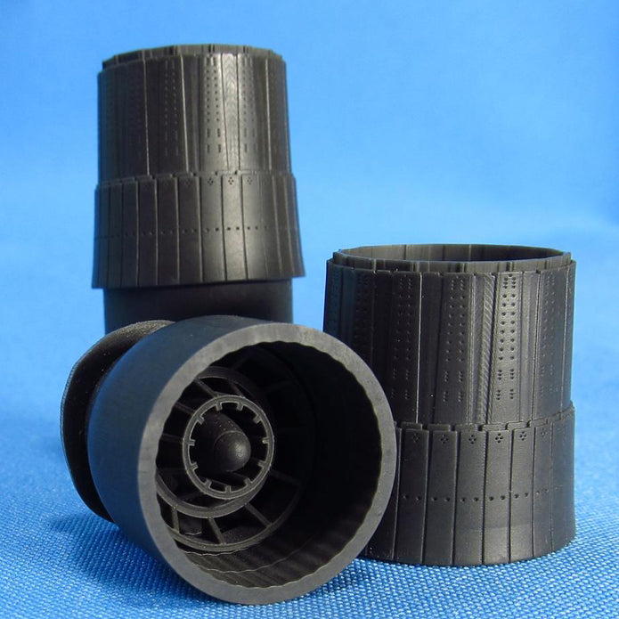 Su-34, Jet Nozzles Detailing set (Resin) Scale 1:48 (Recommended for kit: Kitty Hawk) Metallic Details MDR4844 - For Model Kit Aircraft