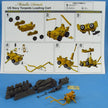 U,S, Navy torpedo loading cart Scale 1:48 Metallic Details MDR4846