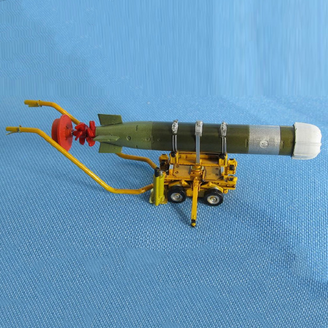 Torpedo Mk-46 for helicopters Scale 1:48 Metallic Details MDR4848