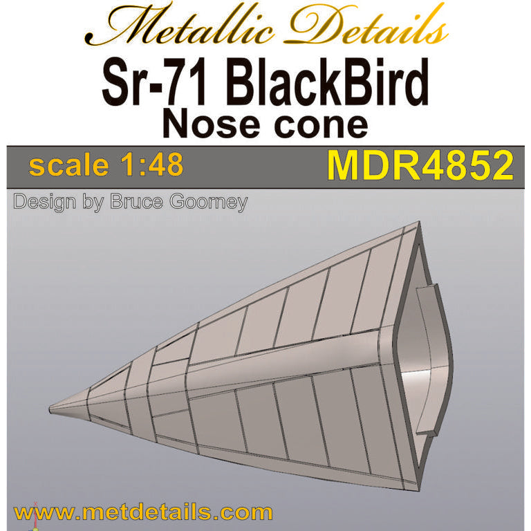 SR-71A Blackbird, Nose cone (for Italeri) Scale 1:48 Metallic Details MDR4852