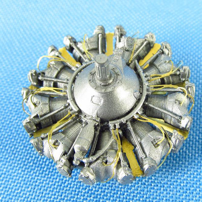 Wright R-1820 Cyclone late Engines (Resin, Photoetch) Scale 1:48 Metallic Details MDR4853 - For Models Aircraft Kits