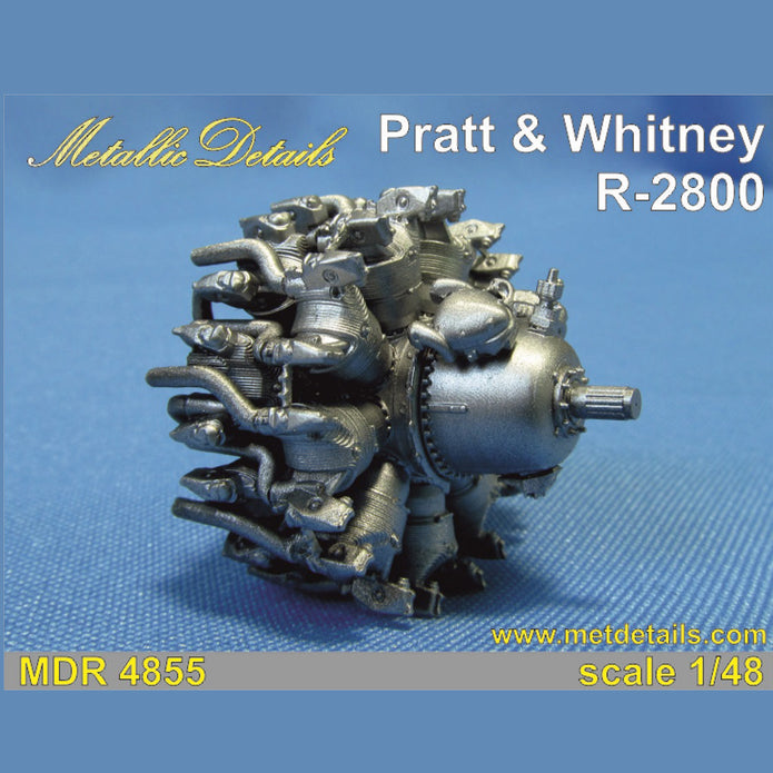 Pratt & Whitney R-2800 Engines Detailing set (Resin) Scale 1:48 Metallic Details MDR4855 - For Model Aircraft Kits