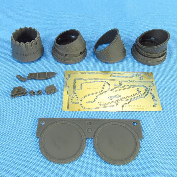 Lockheed-Martin F-35B, Jet Nozzels Detailing set (Resin, Photoetch) Scale 1:48 (Recommended for kit: Kitty Hawk) Metallic Details MDR4858 - For Aircraft Model Kits