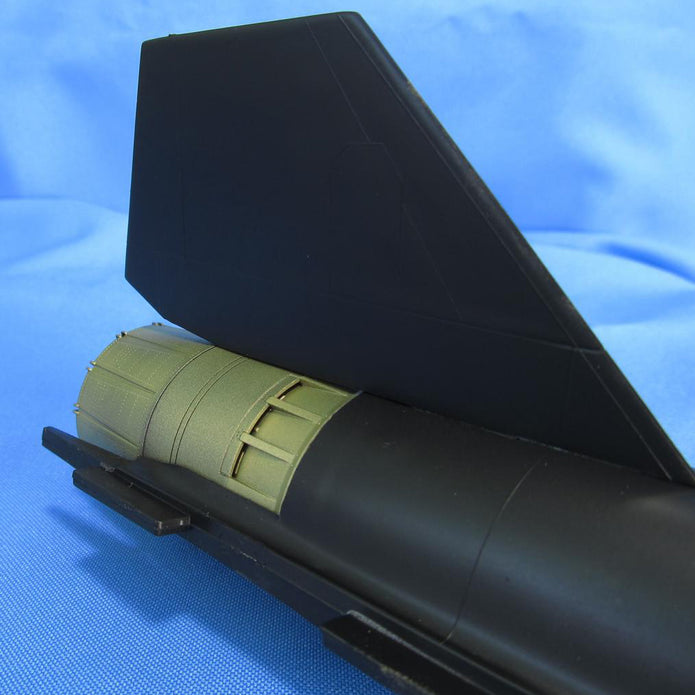 SR-71 Blackbird, Jet Nozzles Detailing set (Resin) Scale 1:48 (Recommended for kit: Testors, Italeri) Metallic Details MDR4859 - For Aircraft Model Kit