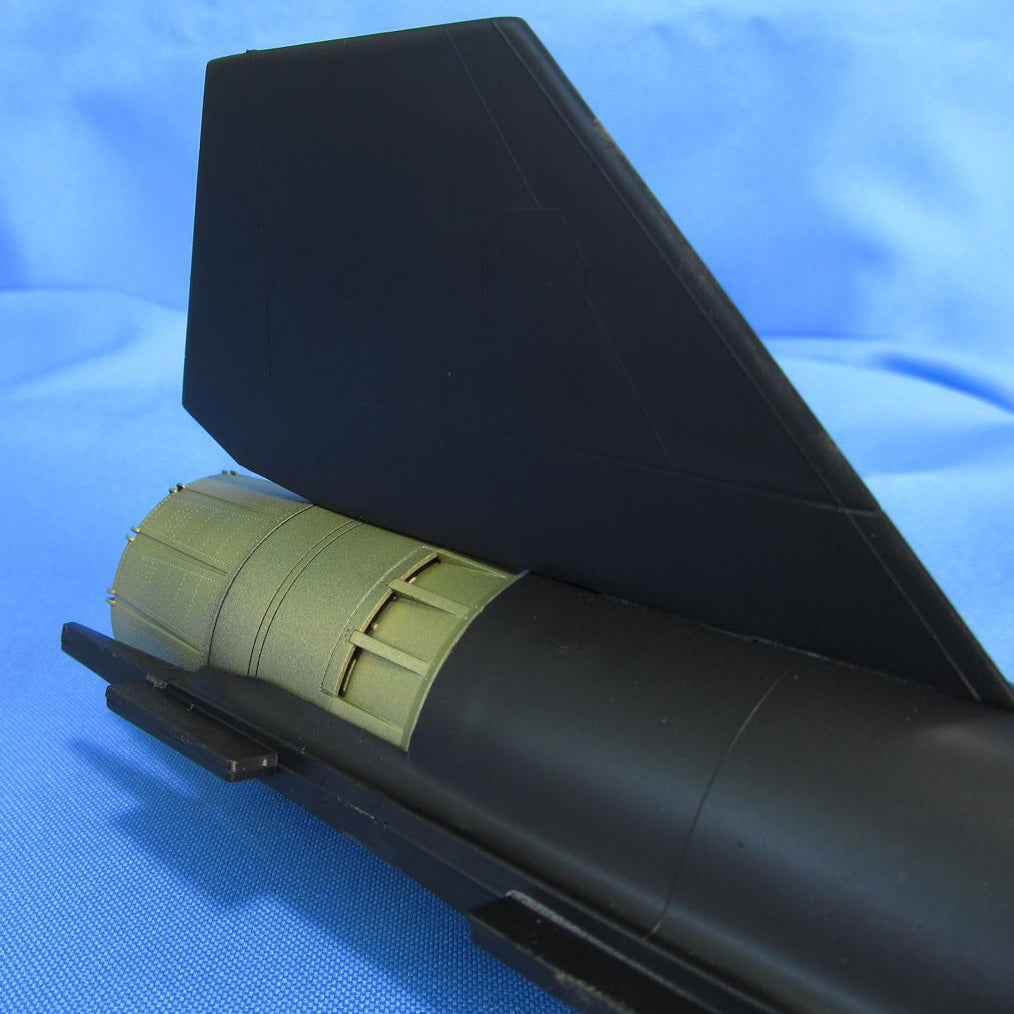SR-71 Blackbird, Jet Nozzles Detailing set (Resin) Scale 1:48 (Recommended for kit: Testors, Italeri) Metallic Details MDR4859 - For Aircraft Model Kit
