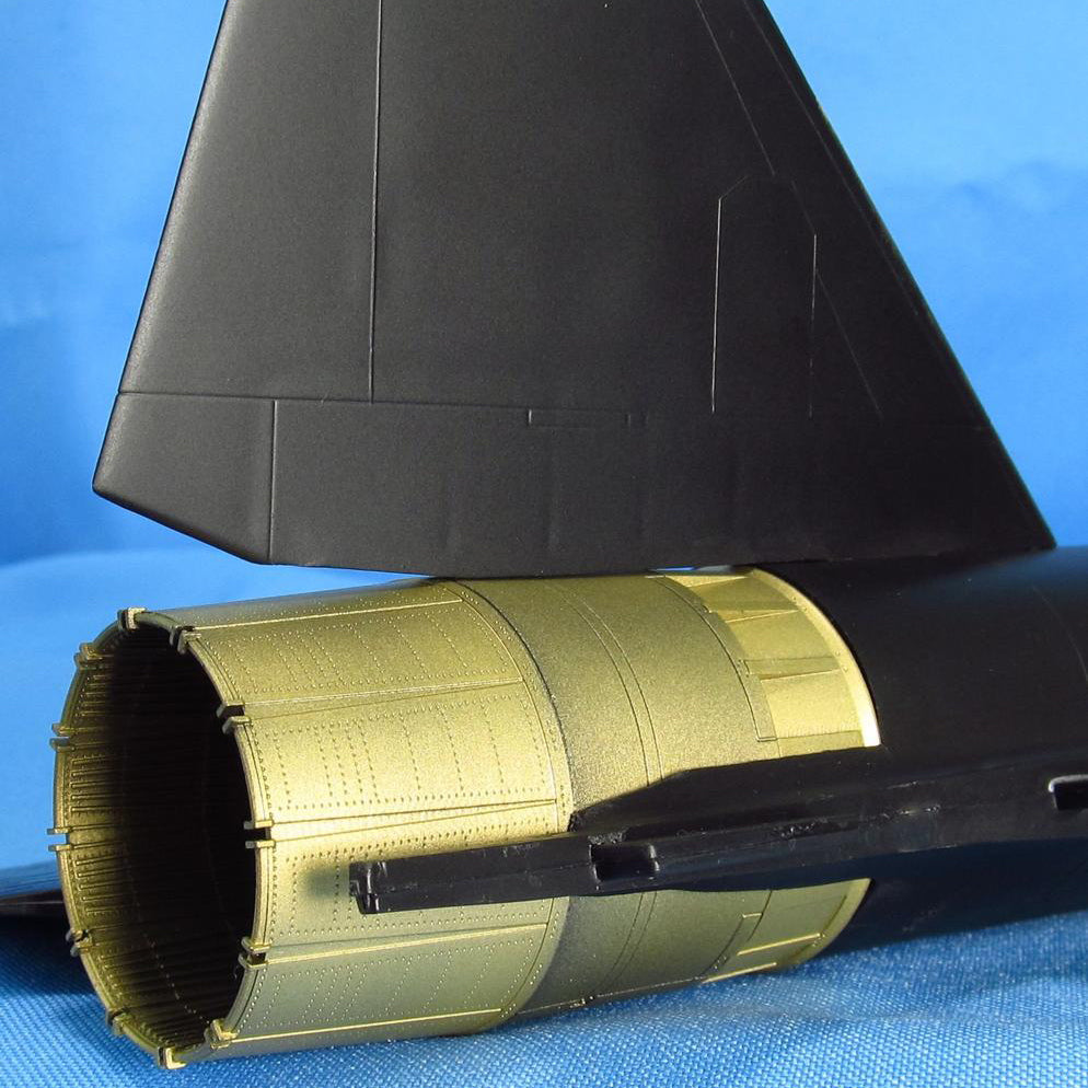 SR-71 Blackbird, Jet Nozzles Detailing set (Resin) Scale 1:48 (Recommended for kit: Testors, Italeri) Metallic Details MDR4859 - For Aircraft Model Kit