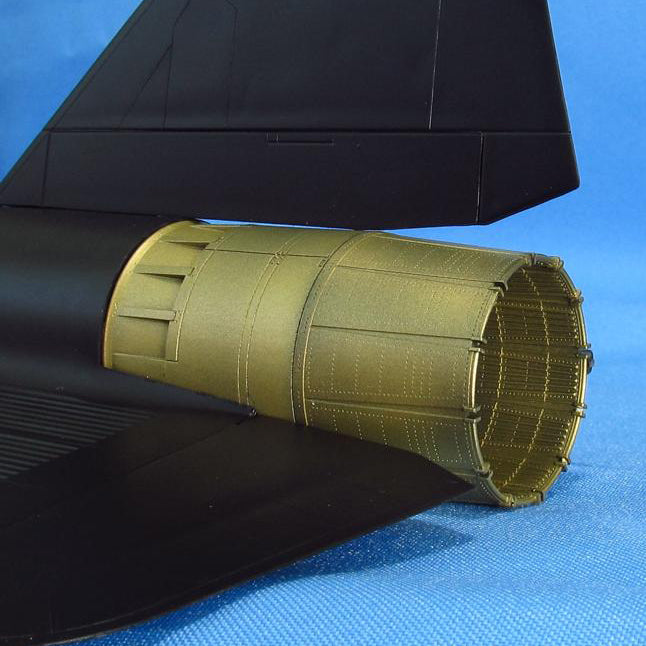 SR-71 Blackbird, Jet Nozzles Detailing set (Resin) Scale 1:48 (Recommended for kit: Testors, Italeri) Metallic Details MDR4859 - For Aircraft Model Kit