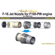 Lockheed-Martin F-16, Jet Nozzle for Engine F100-PW (Resin, Photoetch) Scale 1:48 (Recommended for kit: Tamiya) Metallic Details MDR4860 - For Model Kit Aircraft