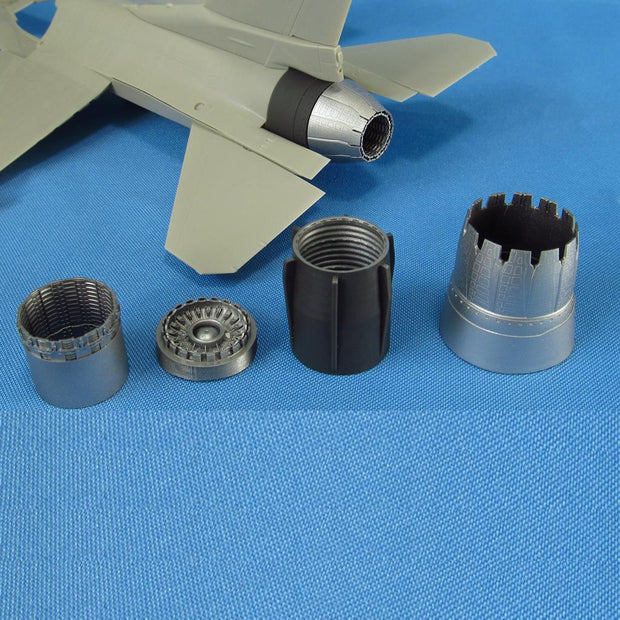 Lockheed-Martin F-16, Jet Nozzle for Engine F110 (opened) Resin Scale 1:48 (Recommended for kit: Tamiya) Metallic Details MDR4862 - For Aircraft Kit Model