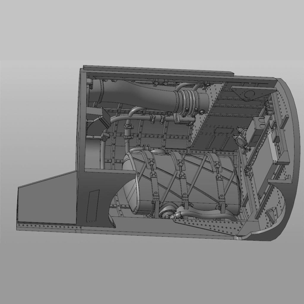 Boeing B-17 Flying Fortress, Wheel Wells (for Revell/Monogram) Scale 1:48 Metallic Details MDR4864