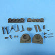 Boeing B-17 Flying Fortress, Wheels Uncovered (for Revell/Monogram) Scale 1:48 Metallic Details MDR4866