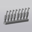 Assorted Cockpit Control handles, Part 1 Scale 1:48 Metallic Details MDR4868