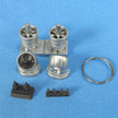 Mil Mi-24, Exhaust Pipes (for Zvezda) Scale 1:48 Metallic Details MDR4869