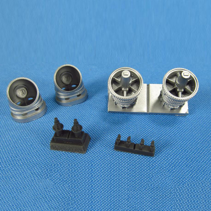 Mil Mi-24, Exhaust Pipes (for Zvezda) Scale 1:48 Metallic Details MDR4869