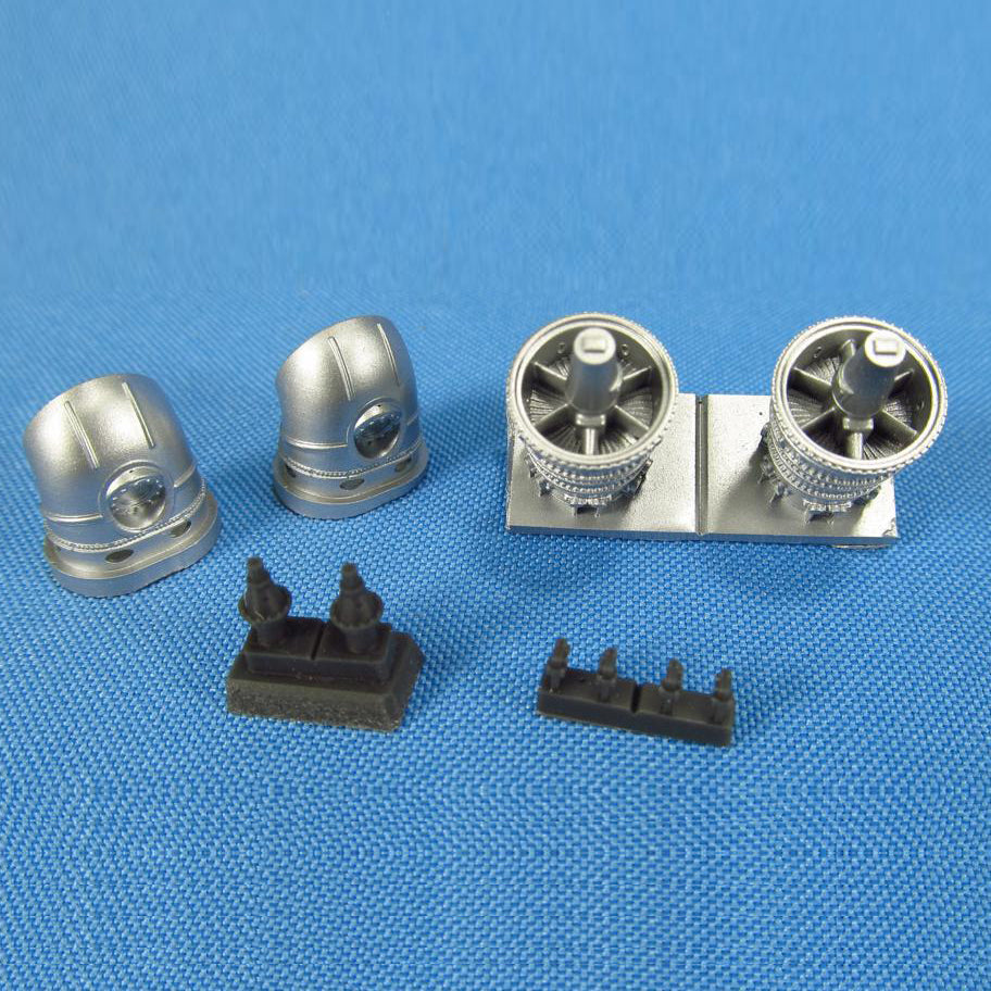 Mil Mi-24, Exhaust Pipes (for Zvezda) Scale 1:48 Metallic Details MDR4869