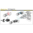 Mil Mi-24, Exhaust Pipes (for Zvezda) Scale 1:48 Metallic Details MDR4869