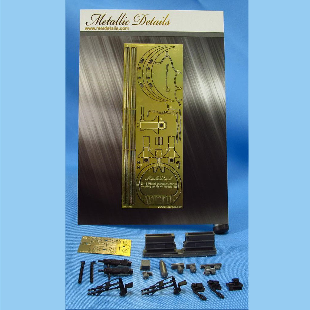 Boeing B-17 Flying Fortress, Waist-gunners Сabin (for HK Models) Scale 1:48 Metallic Details MDR4870