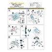 F9F-2 Panther, Exterior Details (Photoetch) Scale 1:48 (Recommended for kit: Trumpeter) Metallic Details MDR4873 - For Model Kits Aircraft