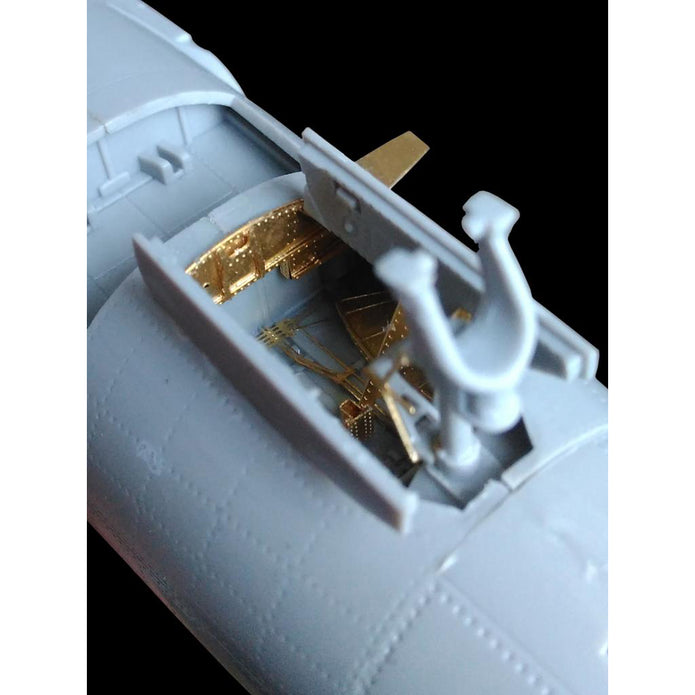 F9F-2 Panther, Exterior Details (Photoetch) Scale 1:48 (Recommended for kit: Trumpeter) Metallic Details MDR4873 - For Model Kits Aircraft