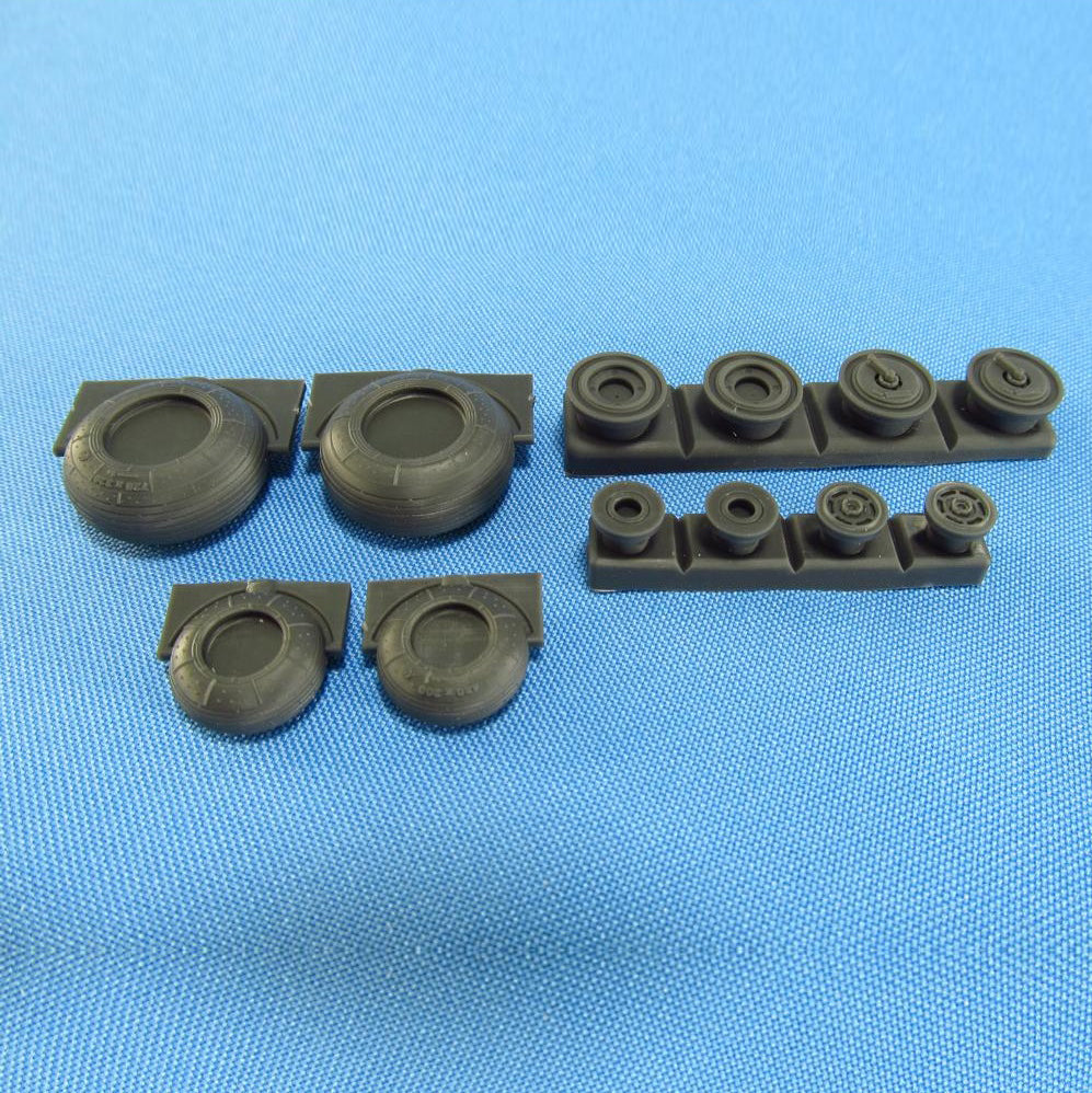Mil Mi-24/Mi-35, Wheels set Scale 1:48 Metallic Details MDR4876