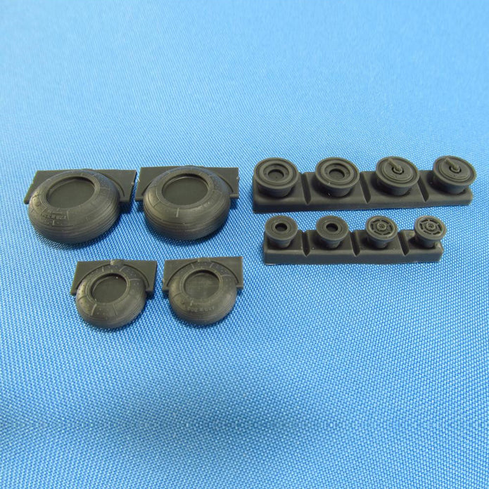 Mil Mi-24/Mi-35, Wheels set Scale 1:48 Metallic Details MDR4876