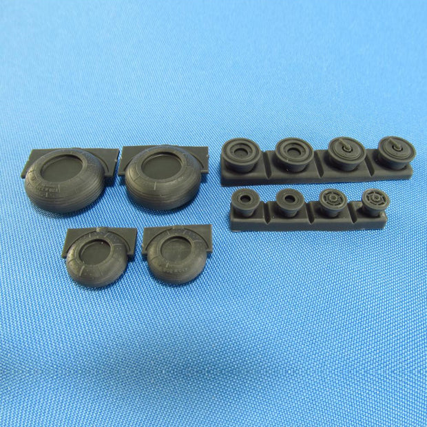 Mil Mi-24/Mi-35, Wheels set Scale 1:48 Metallic Details MDR4876