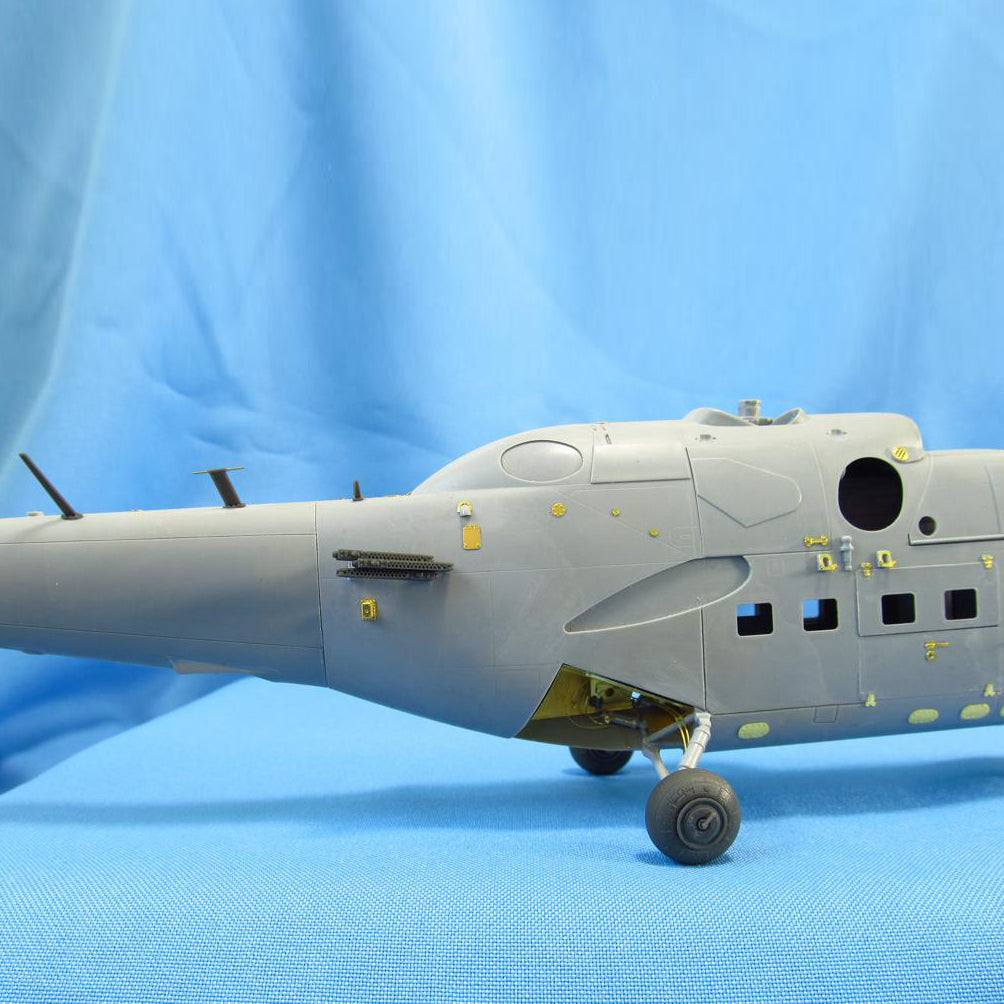 Mil Mi-24, Exterior Detailing set (Resin, Photoetch) Scale 1:48 (Recommended for kit: Zvezda) Metallic Details MDR4878 - For Helicopter Kit Model