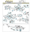 Mil Mi-24, Exterior Detailing set (Resin, Photoetch) Scale 1:48 (Recommended for kit: Zvezda) Metallic Details MDR4878 - For Helicopter Kit Model