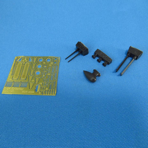 Consolidated B-24 Liberator, Exterior Details set (Resin, Photoetch) Scale 1:48 (Recommended for kit: Revell, Monogram) Metallic Details MDR4884 - For Model Kit Aircraft