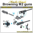 Browning M2 aircraft machine Gun Scale 1:48 Metallic Details MDR4888