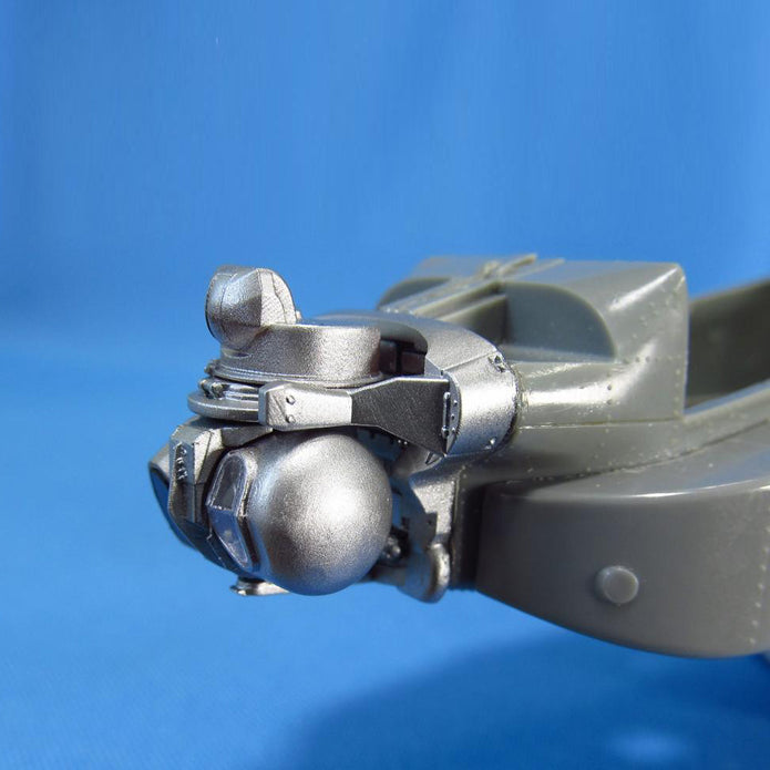 Helicopter AH-64 Apache, TADS/PNV System Exterior Details set (Resin) Scale 1:48 (Recommended for kit: Hasegawa) Metallic Details MDR4889 - For Model Kits Helicopter