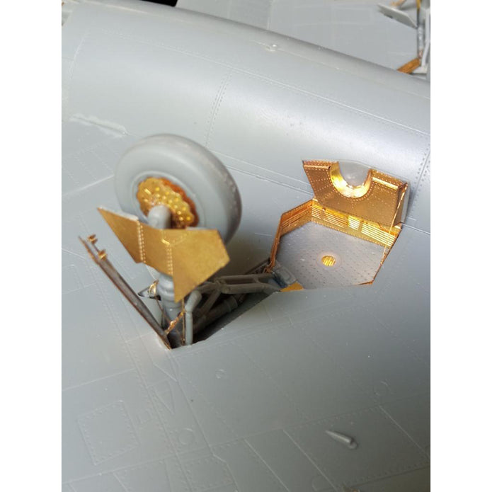 F3H-2M Demon, Wheel bays (for HobbyBoss) Scale 1:48 Metallic Details MDR4899