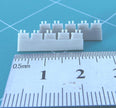 Bollard type 1 - 10 pcs Scale 1:700 Metallic Details MDR70001