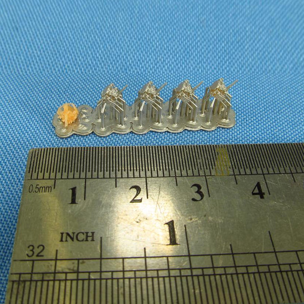 Twin 40 mm Bofors guns Scale 1:700 Metallic Details MDR70004