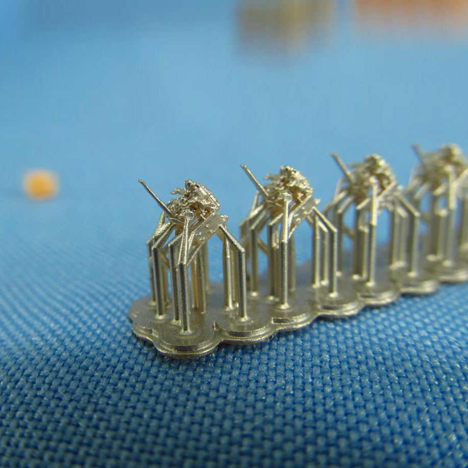 Twin 40 mm Bofors guns Scale 1:700 Metallic Details MDR70004